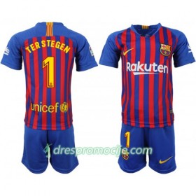 FC Barcelona Dres Ter Stegen 1 Dječji Domaći 2018/19 Kratkih Rukava